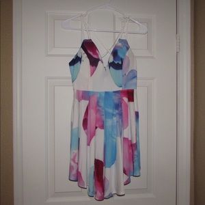 A-Line Watercolor Dress